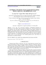 Synthesis and blend of bio-based benzoxazines from cardanol and diphenolic acid