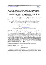 Synthesis of octahedron Zn2SnO4 by hydrothermal method for high performance ethanol sensor