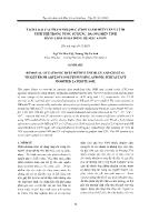 Tách loại các phẩm nhuộm cation xanh metylen và tím tinh thể trong nước sử dụng đá ong biến tính bằng chất hoạt động bề mặt anion