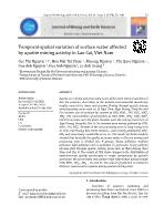 Temporal-spatial variation of surface water affected by apatite mining activity in Lao Cai, Viet Nam