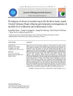 The degree of chemical weathering in the Ba River basin, South Central Vietnam: Major-Element geochemistry investigations of morden river sediments and sedimentary rocks