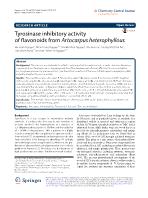 Tyrosinase inhibitory activity of flavonoids from Artocarpus heterophyllous