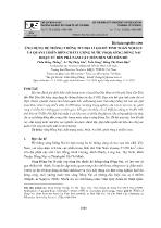 Ứng dụng hệ thống thông tin địa lí GIS để tính toán nội suy và quản lí diễn biến chất lượng nước (WQI) sông Đồng Nai đoạn từ bến Phà Nam Cát Tiên đến mũi đèn đỏ