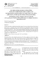 Xác định, đánh giá hàm lượng đồng, mangan và kẽm trong thịt cá Bống Cát (Glossogobius giuris hamilton, 1882) ở khu vực sông Kiến Giang, huyện Quảng Ninh, tỉnh Quảng Bình