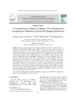 A comprehensive study of adaptive LNA nonlinearity compensation methods in direct RF sampling receivers