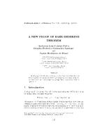 A new proof of baer-dedekind theorem