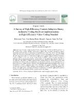 A survey of High-Efficiency context-addaptive binary arithmetic coding hardware implementations in High-Efficiency video coding standard
