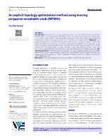 An explicit topology optimization method using moving polygonal morphable voids (MPMVs)