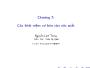 Bài giảng Toán trong công nghệ - Chương 2: Các khái niệm cơ bản của xác suất (Tiếp theo) - Nguyễn Linh Trung