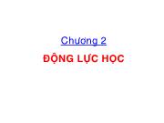 Bài giảng Vật lí đại cương - Chương 2: Động lực học