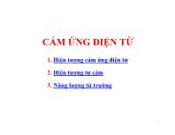 Bài giảng Vật lí đại cương - Chương 5: Cảm ứng điện từ