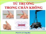 Bài giảng Vật lí đại cương - Chương 6: Từ trường trong chân không - Lê Công Hảo