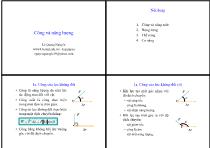 Bài giảng Vật lý 1 - Chương 2b: Công và năng lượng - Lê Quang Nguyên