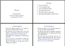 Bài giảng Vật lý 2 - Chương 11: Từ môi - Lê Quang Nguyên