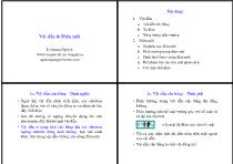 Bài giảng Vật lý 2 - Chương 9: Vật dẫn - Điện môi - Lê Quang Nguyên