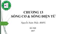 Bài giảng Vật lý đại cương 1 - Chương 13: Sóng cơ & sóng điện từ - Nguyễn Xuân Thấu