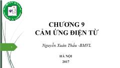 Bài giảng Vật lý đại cương 1 - Chương 9: Cảm ứng điện từ - Nguyễn Xuân Thấu