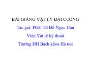 Bài giảng Vật lý đại cương - Chương 5: Quang học lượng tử - Đỗ Ngọc Uấn