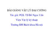 Bài giảng Vật lý đại cương - Chương 7: Vật lý nguyên tử - Đỗ Ngọc Uấn