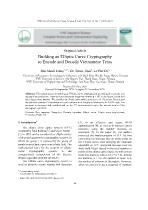 Building an elliptic curve cryptography to encode and decode Vietnamese texts