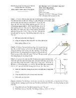 Đề thi học kỳ I môn Vật lý đại cương 1 - Đề số 01 - Năm học 2016-2017 - Đại học Sư phạm Kỹ thuật thành phố Hồ Chí Minh