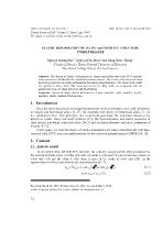 Elastic deformation of alloy AuSi with FCC structure under pressure