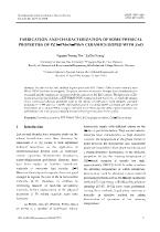 Fabrication and characterization of some physical properties of PZT−PMnN−PSbN ceramics doped with ZnO