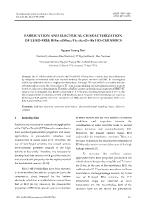 Fabrication and electrical characterization of lead-free BiFe0.91(Mn0.47Ti0.53)0.09O3–BaTiO3 ceramics