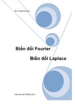 Giáo trình Biến đổi Fourier - Biến đổi Laplace