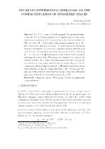 Invariant differential operators on the compactification of symmetric spaces