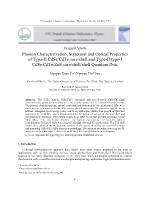 Phonon Characterization, Structural and Optical Properties of Type-II CdSe/CdTe core/shell and Type-II/type-I CdSe/CdTe/ZnS core/shell/shell Quantum Dots