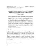 Preparation and characterization of TiO2/GaN nanostructure composite for a degradation reaction of methylene blue