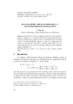 Real parametric surfaces of bidegree (1, 2) and inverse problems of singularity