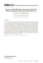 Research on the differential cross-section areas for the Raman scattering in quantum wires without phonons