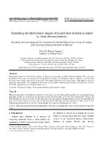 Simulating the photoelastic images of pulsed laser ablation in liquid by finite element method