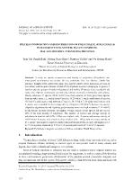 Species composition and distribution of polychaete (polychaeta) in mangrove eco-system, Da Loc commune, Hau Loc district, Thanh Hoa province