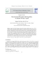 Structural and dynamics heterogeneity in sodium silicate liquid