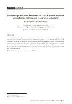 Study design and manufacture of XR2206CP multi-functional generator for training and research at university