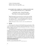 Sử dụng thuốc thử 1-(2-pyridylazo)-2-naphtol(PAN) để xác định Ni(II) bằng phương pháp trắc quang - Chemometric