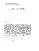 SU(2) gauge field coupled with two massless scalar fields