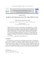 Synthesis and Characterization of Ni2+-Doped SnO2 Powders