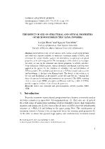 The effect of size on structural and optical properties of microwave dielectric ZrTiO4 powders