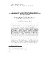 The hall coefficient in parabolic quantum wells with a perpendicular magnetic field under the influence of laser radiation