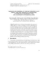 Thermodynamic properties of a ternary interstitial alloy with BCC structure: Dependence on temperature, concentration of substitution atoms and concentration of interstitial atoms