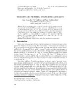 Thermodynamic properties of some rare earth alloys