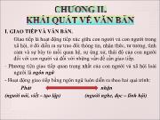 Bài giảng Tiếng Việt thực hành - Chương II: Khái quát về văn bản