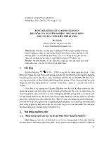 Bước đầu khảo sát và đánh giá di sản Hán Nôm của Nguyễn Nghiễm - Nhà hoạt động ngữ văn học tiêu biểu thế kỉ XVIII