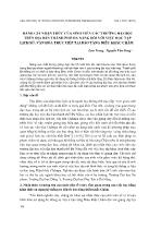 Đánh giá nhận thức của sinh viên các trường đại học trên địa bàn thành phố Đà Nẵng đối với việc học tập lịch sử, văn hóa trực tiếp tại bảo tàng điêu khắc Chăm