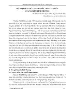Giá trị hiện thực trong tiểu thuyết “Ngồi” của Nguyễn Bình Phương