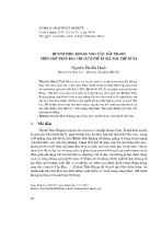 Huỳnh Thúc Kháng với cuộc đấu tranh trên mặt trận báo chí cuối thế kỉ XIX, đầu thế kỉ XX